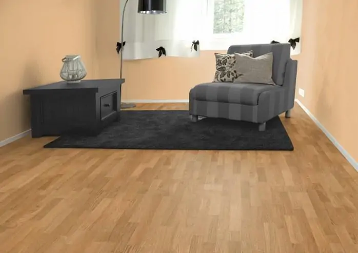 Паркетная Доска Upofloor Темпо Дуб Селект Матовый лак 3-полосный