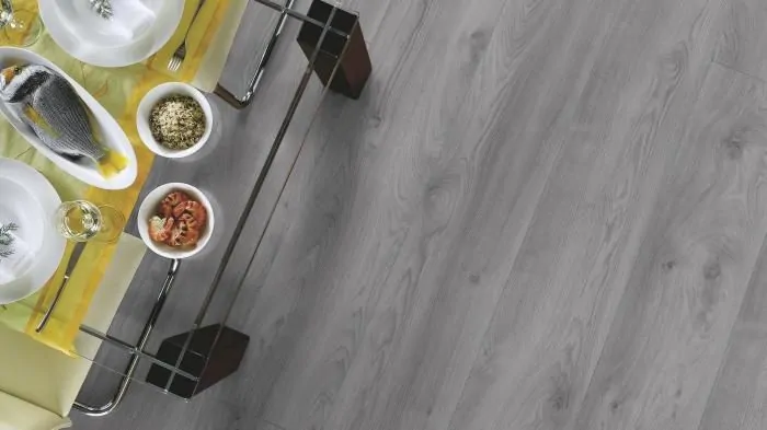 Ламинат Kronotex Mammut Дуб Макро Светло-серый (Oak Macro Light-Gray)