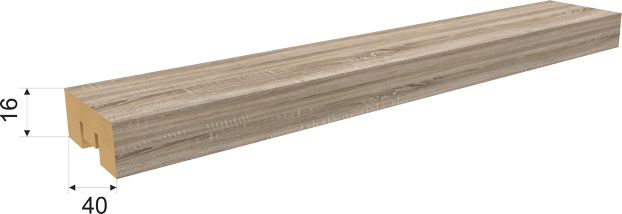 Декоративная рейка из МДФ Stella Бриона Дуб Винтаж