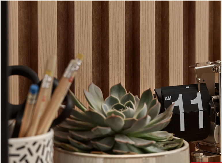 Декоративная реечная панель Zeta HOME L-Line Natural