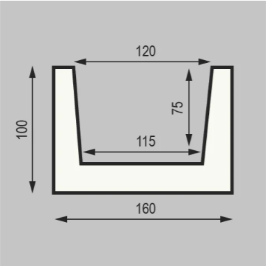 Декоративная балка полиуретановая ПКФ Уникс M16 Дуб, 160х100мм, 3м