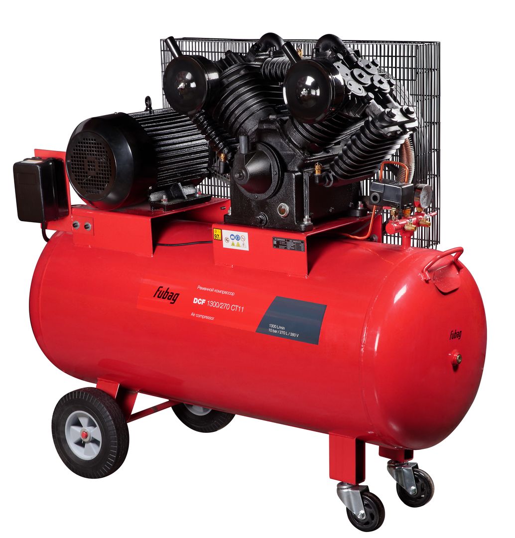 Компрессор масляный ременной FUBAG DCF-1300/270 CT11 двухступенчатый