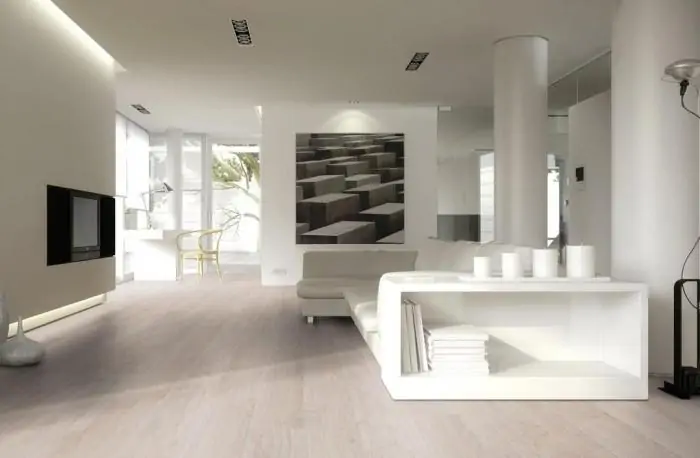 Ламинат Kronostar Home Вейвлесс Белый (White Oak Waveless)