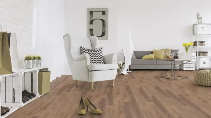 Виниловая плитка LVT (ПВХ) для пола (влагостойкий замковый ламинат) Wicanders Hydrocork Wood Sawn Twine Oak (B5P2001)