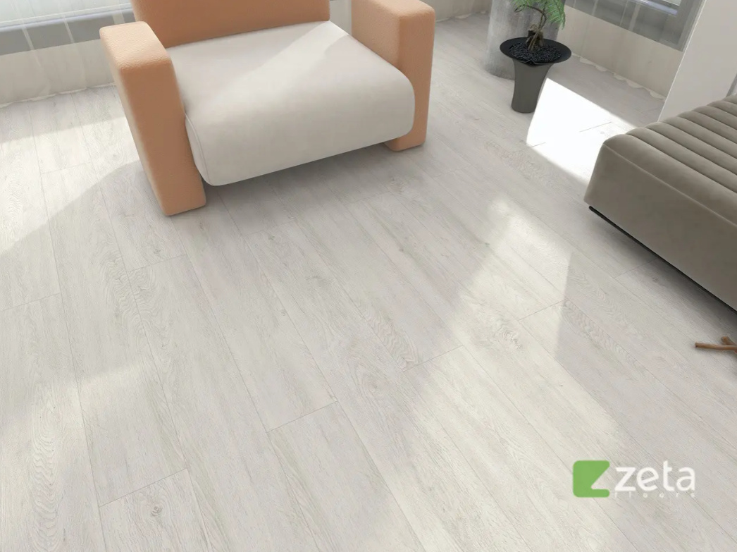 SPC ламинат Zeta Floors Дуб белый 618