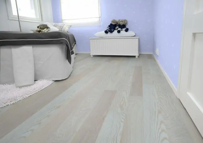 Паркетная Доска Upofloor Амбиент Ясень однополосный 138 Watery Blue