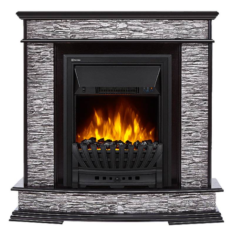 Портал Firelight Scala Classic сланец скалистый серый, шпон венге