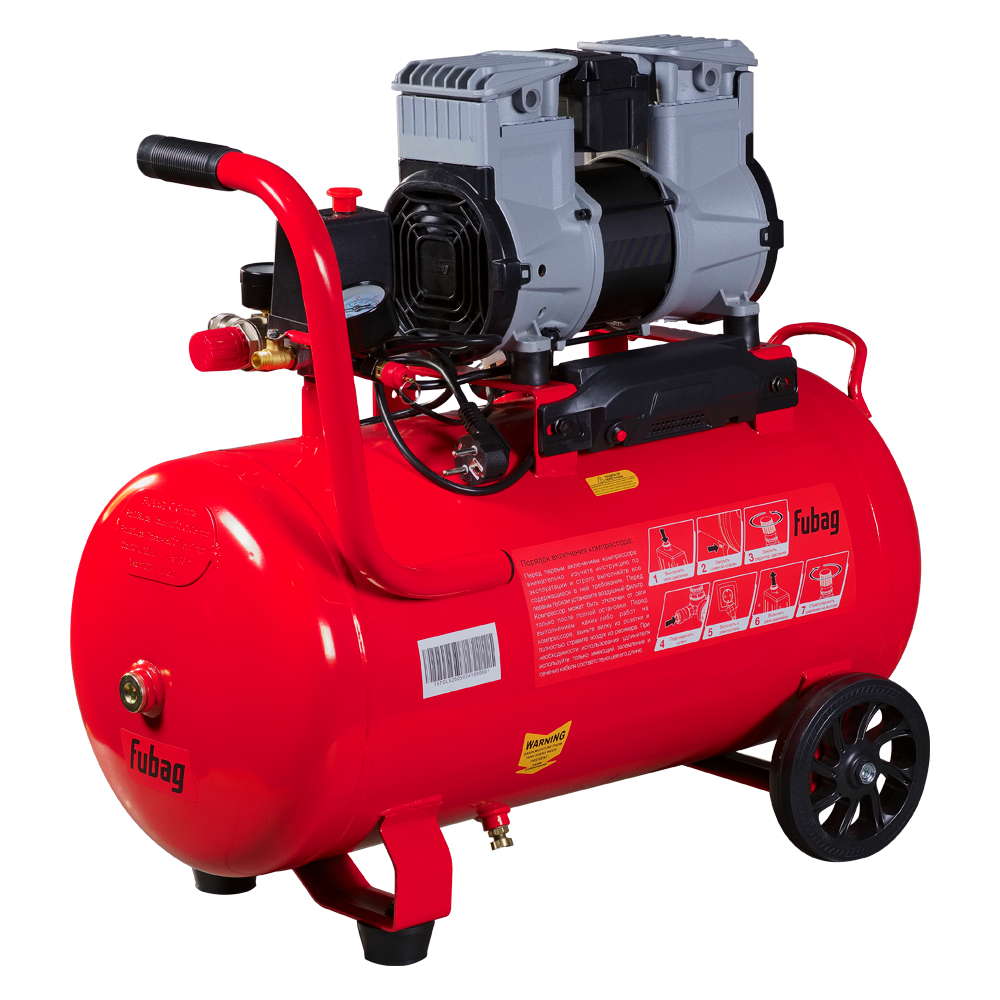 Компрессор безмасляный коаксиальный малошумный FUBAG OLS 250/50 CM2