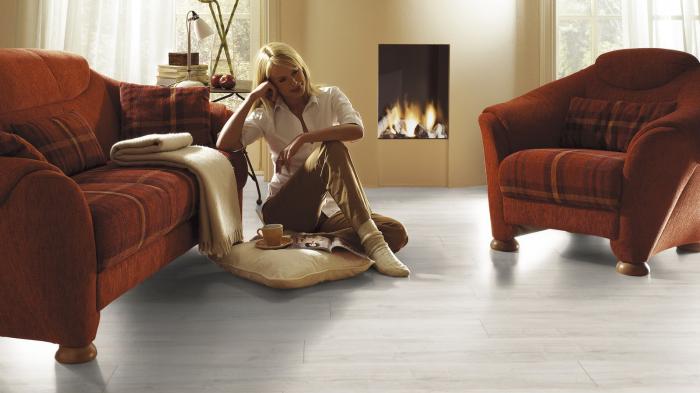 Ламинат Kronotex Exquisit plus Oak White D 4984
