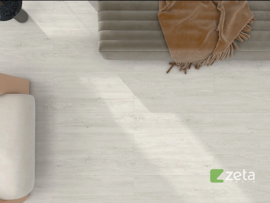 SPC ламинат Zeta Floors Дуб белый 618