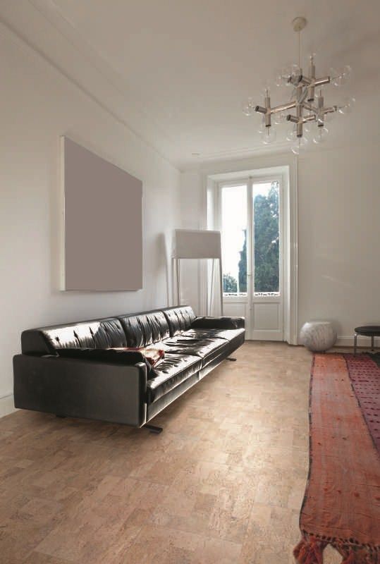 Пробковый клеевой пол IDENTITY CHAMPAGNE 6mm Cork Pure