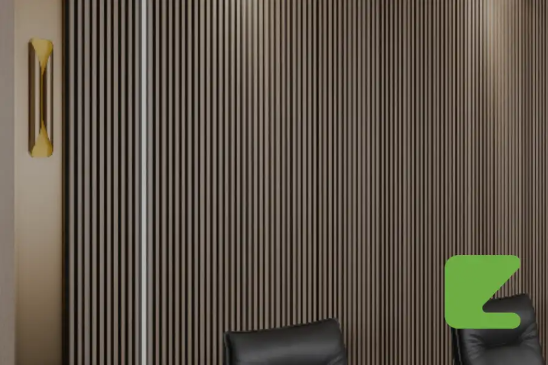 Декоративная реечная панель Zeta HOME L-Line Mocca