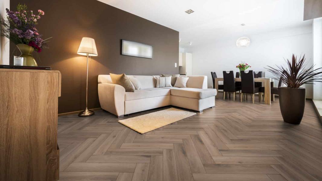 Ламинат Kronotex Herringbone D3766 Дуб Метц
