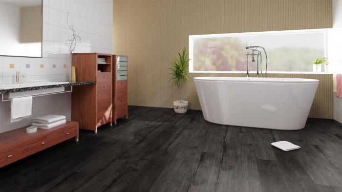 Ламинат Kronotex Exquisit Тик Ностальгия Графит (Teak Nostalgy Graphite)