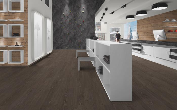 Ламинат EGGER Pro Classic 4V EPL050 Дуб Кортон чёрный