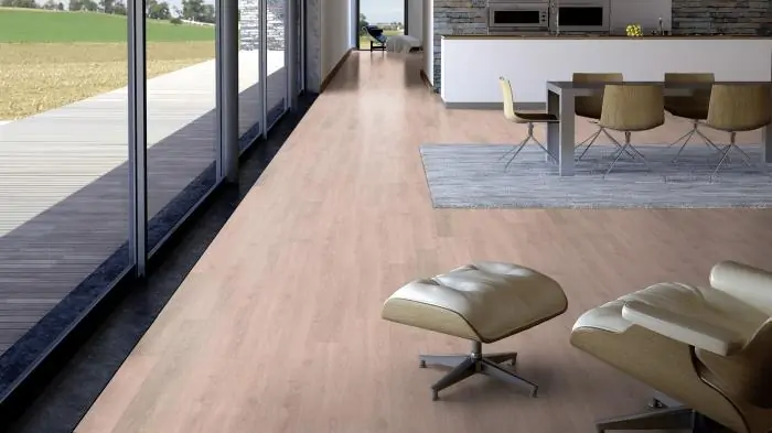 Виниловая плитка LVT (ПВХ) для пола (влагостойкий замковый ламинат) Wicanders Hydrocork Wood Sand Oak (B5R1001)