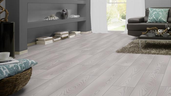 Ламинат Kronotex Exquisit D4707 Милки Пайн серый