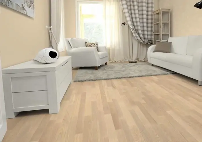 Паркетная Доска Upofloor Амбиент Ясень Натуре Обработанный светлым матовым лаком 3-полосн