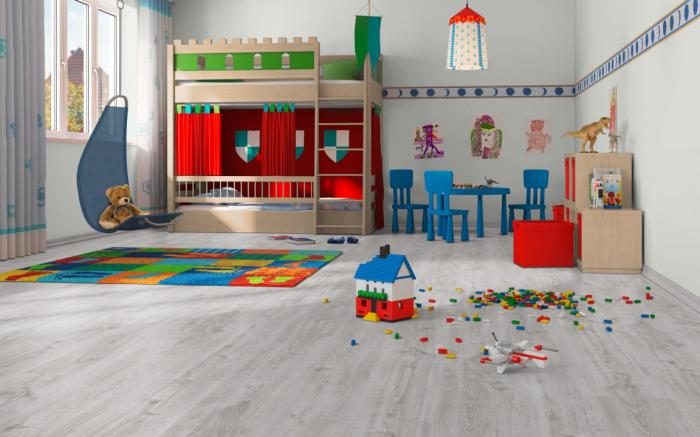 Ламинат EGGER Pro Large 4V EPL123 Дуб Уолтем белый