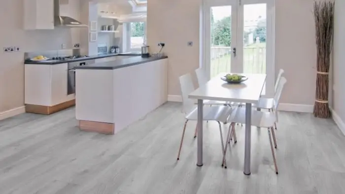 Ламинат Kronotex Mammut Дуб Макро Светло-серый (Oak Macro Light-Gray)