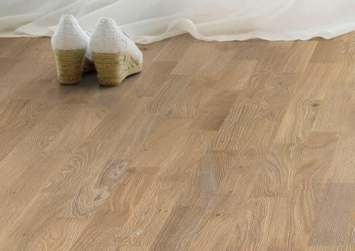 Паркетная Доска Upofloor Амбиент Дуб Латте 3-полосный