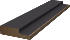 Декоративная панель WallMaker левая ПНл-37 Графит 2800x123х19