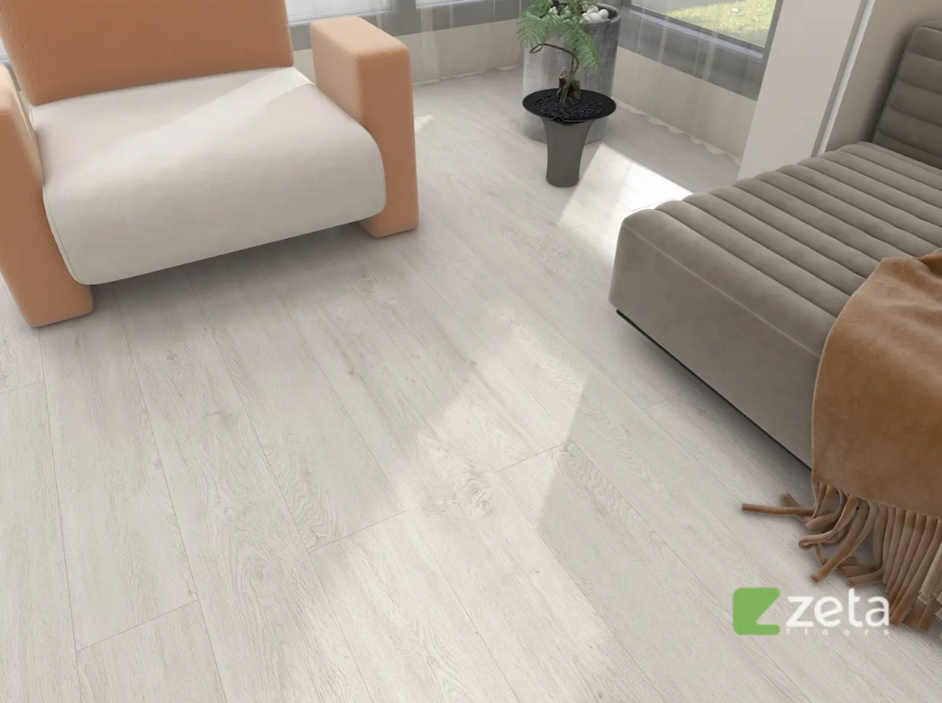 SPC ламинат Zeta Floors Дуб белый 618