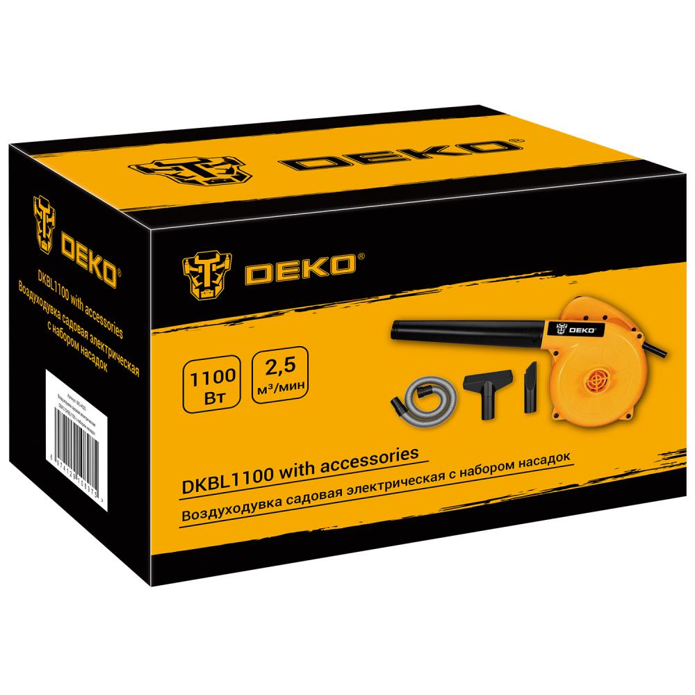 Воздуходувка-пылесос электрическая DEKO DKBL1100 063-4520