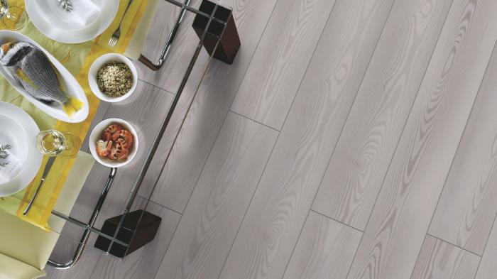 Ламинат Kronotex Exquisit D4707 Милки Пайн серый