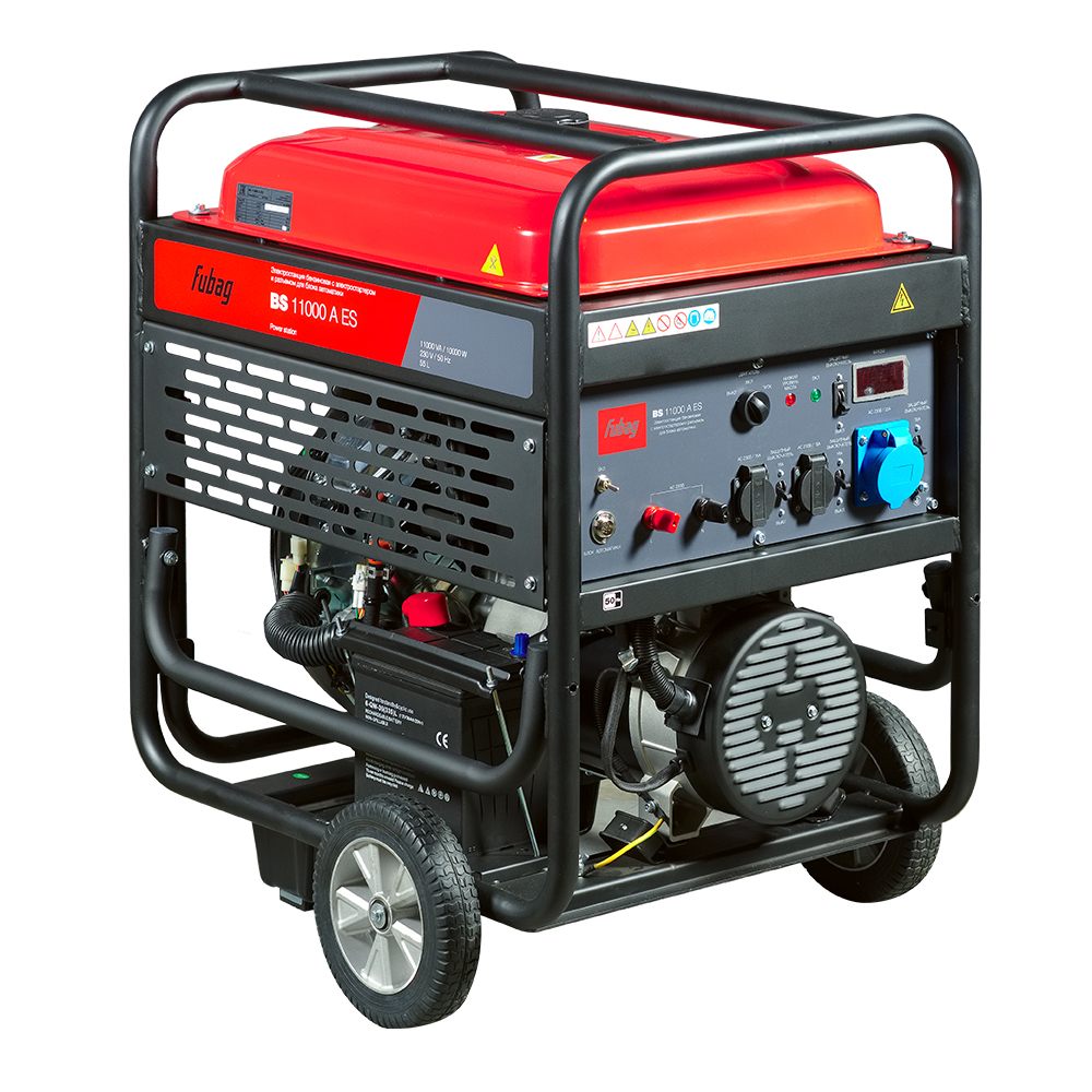 Генератор бензиновый FUBAG BS 11000 A ES с электростартером и коннектором автоматики