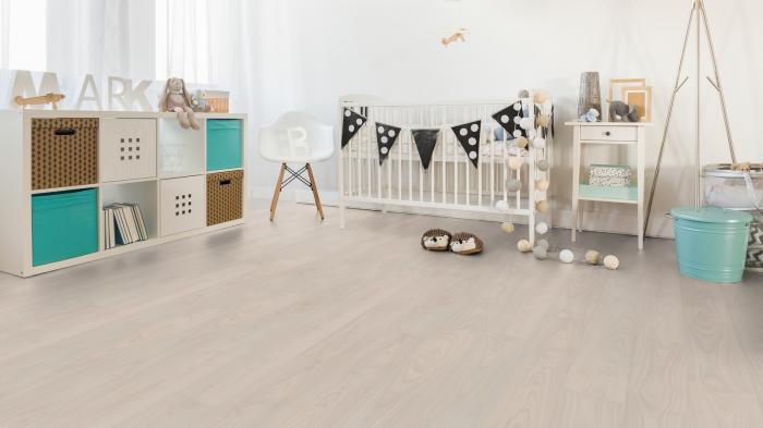 Виниловая плитка LVT (ПВХ) для пола (влагостойкий замковый ламинат) Wicanders Hydrocork Wood Linen Cherry (B5R0001)