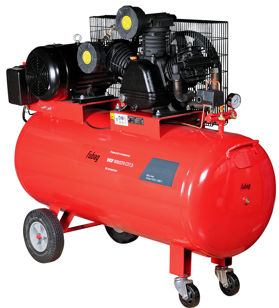 Компрессор масляный ременной FUBAG DCF-900/270 CT7.5 двухступенчатый
