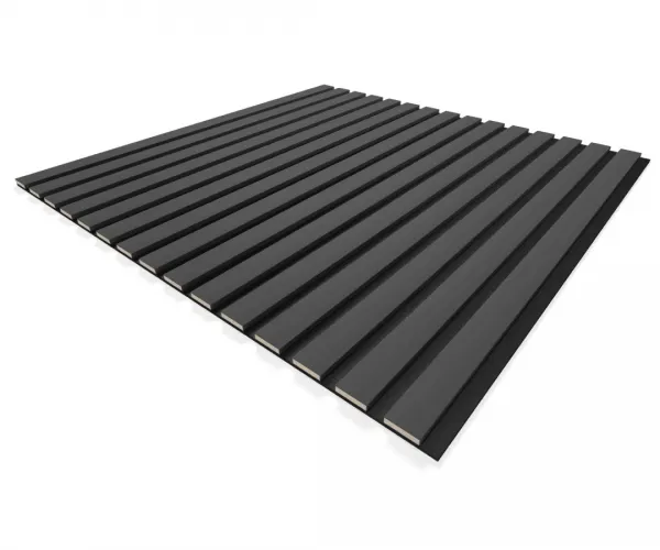 Панель стеновая акустическая МДФ Stella Comfort De Luxe Black Lead
