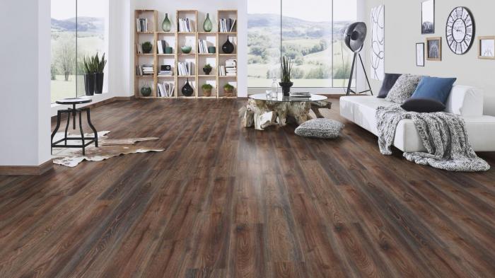 Ламинат Kronospan (Кроношпан) Castello Classic Дуб Каньон чёрный (Oak Сanyon black)