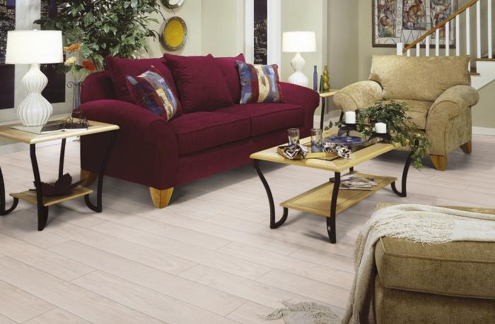 Ламинат Kronostar Galaxy 4V Дуб Вейвлесс Белый D2873