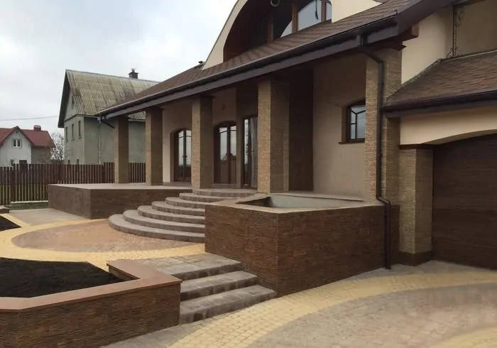 Декоративный искусственный камень Petra Сахара угловой составной [04K1]