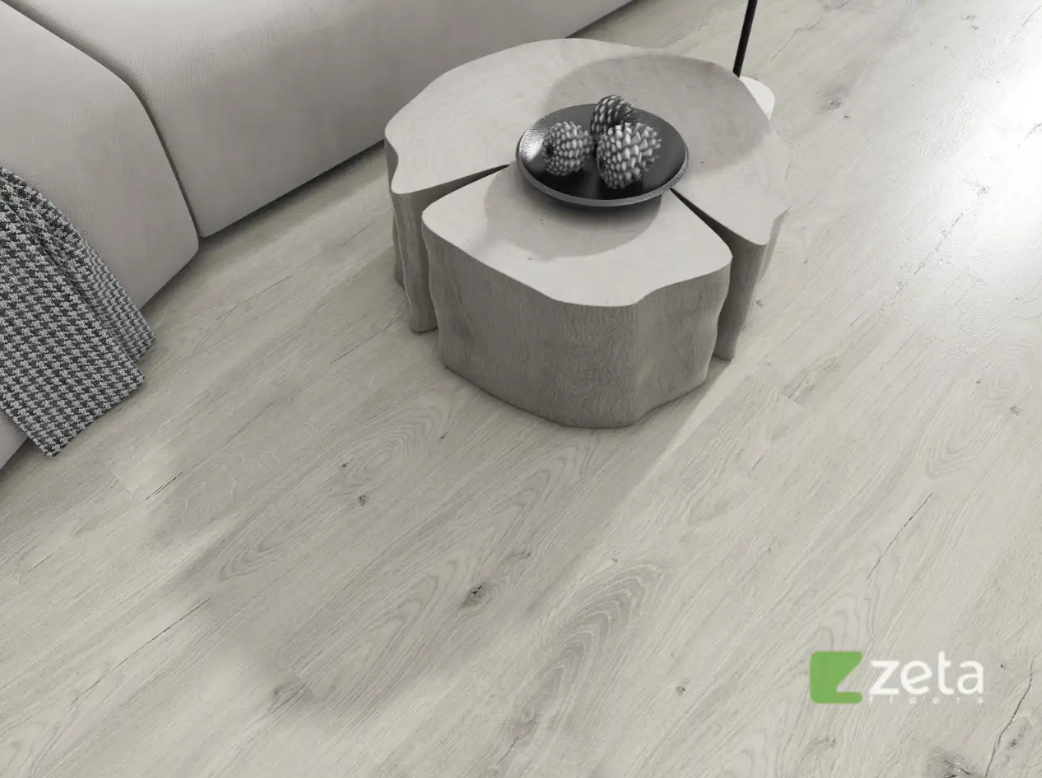 SPC ламинат Zeta Floors Дуб Хлопковый 002-5