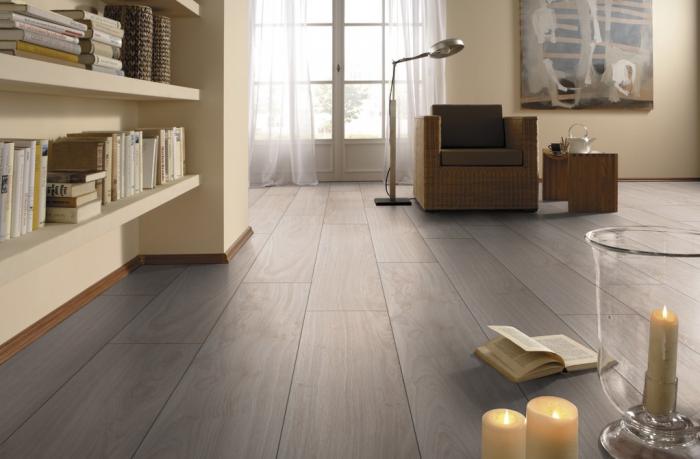 Ламинат Kronostar Galaxy 4V Дуб Вейвлесс Белый D2873