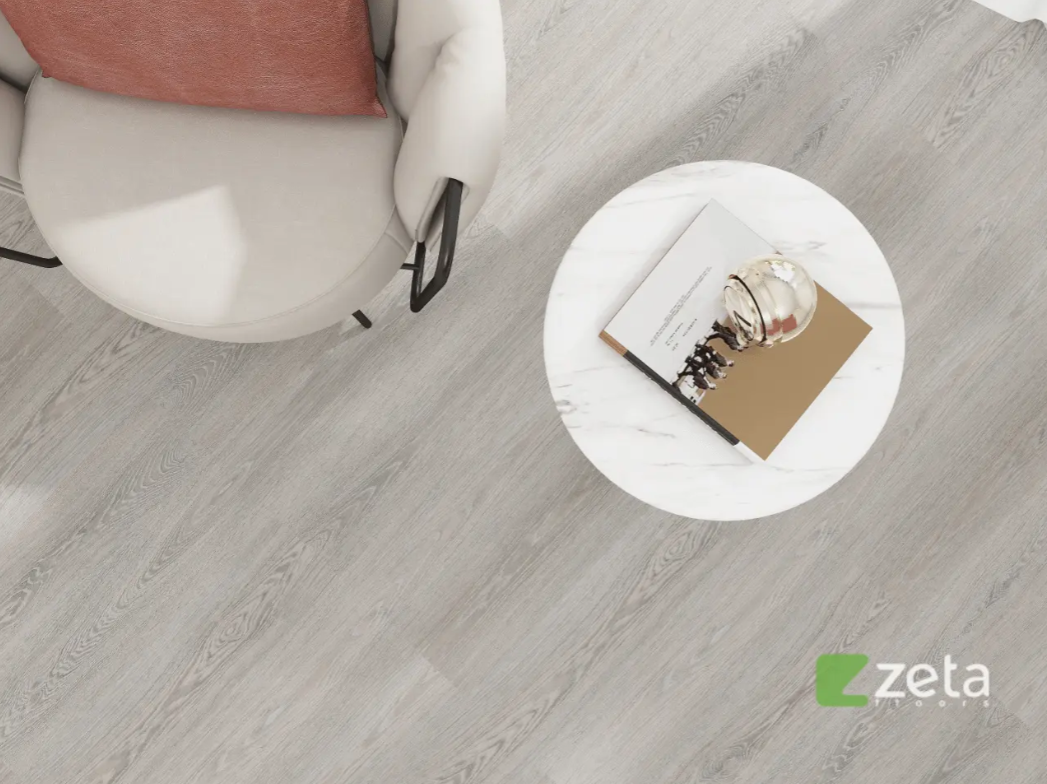 SPC ламинат Zeta Floors Дуб Теплый Серый 006-5