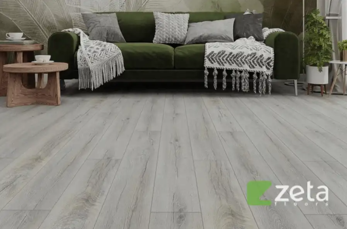 SPC ламинат Zeta Floors Дуб Грэй 006-2