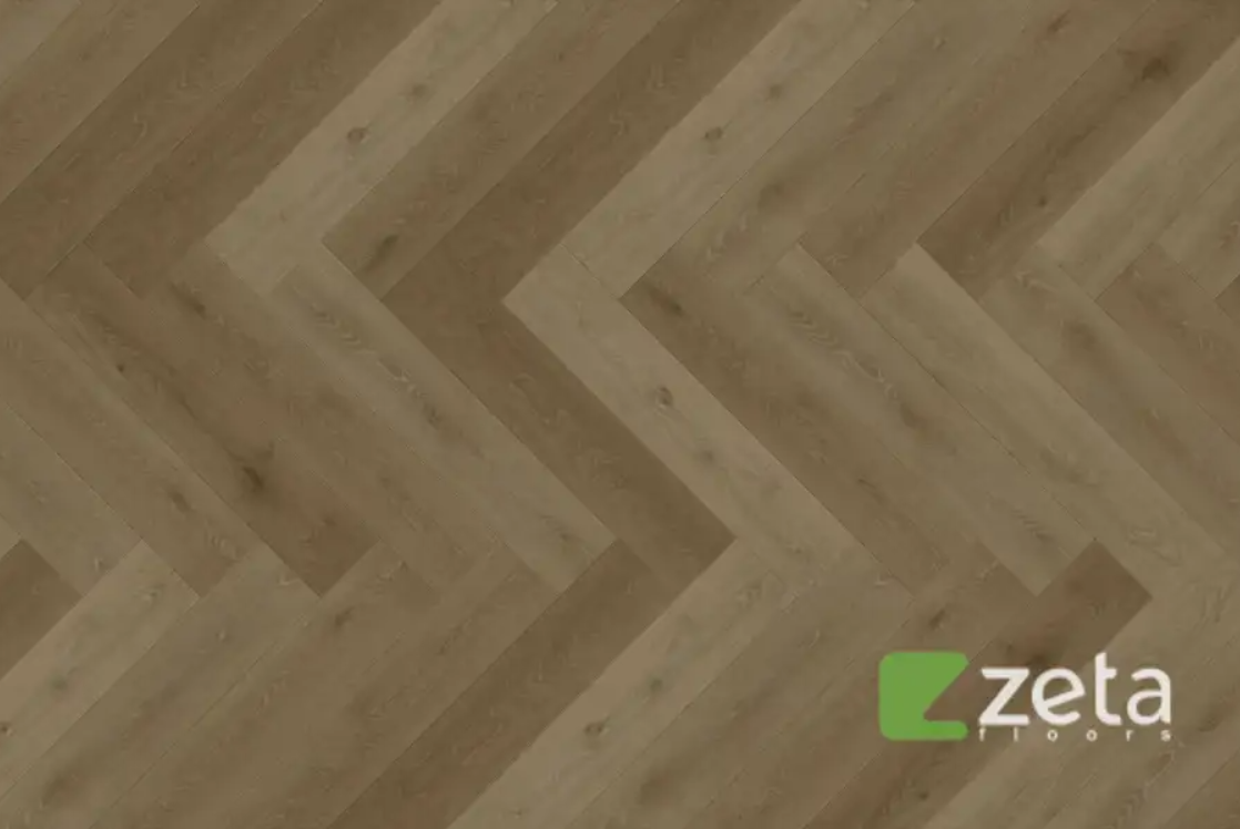 SPC ламинат Zeta Floors Елочка Ванильная 1401