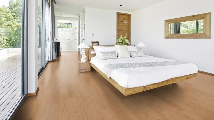 Виниловая плитка LVT (ПВХ) для пола (влагостойкий замковый ламинат) Wicanders Hydrocork Wood Nature Oak (B5T5001)