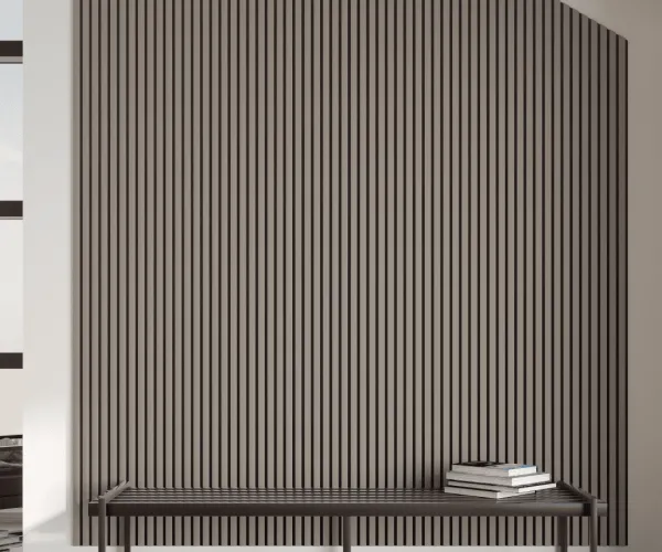 Панель стеновая акустическая МДФ Stella Comfort De Luxe Sandgrau