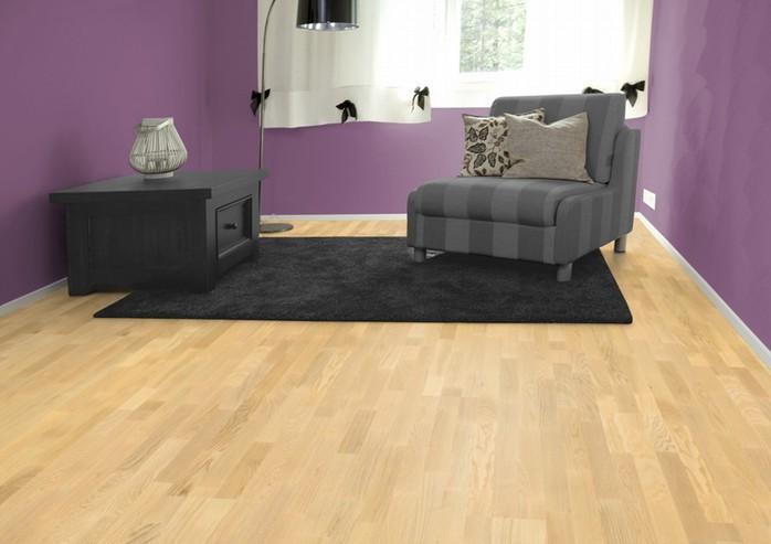 Паркетная Доска Upofloor Амбиент Ясень Натуре Matt 3-полосный