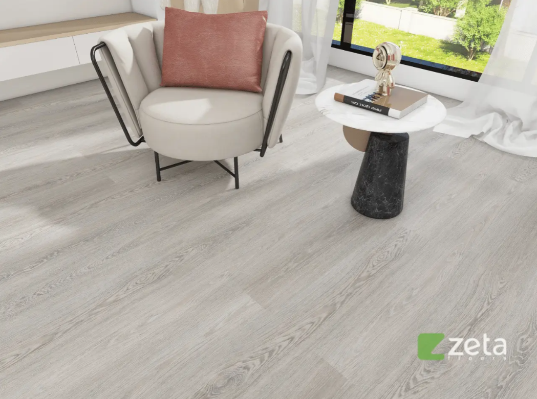 SPC ламинат Zeta Floors Дуб Теплый Серый 006-5
