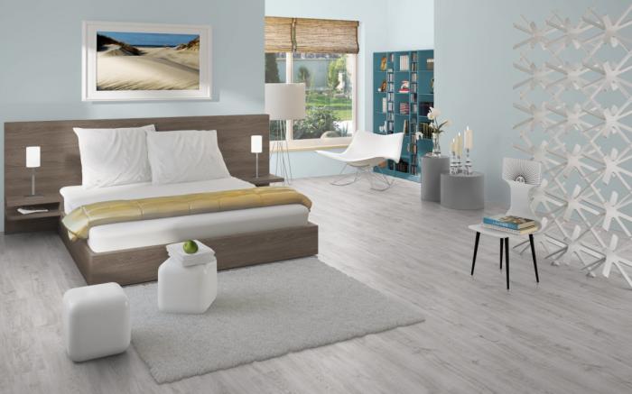 Ламинат EGGER Pro Large 4V EPL123 Дуб Уолтем белый