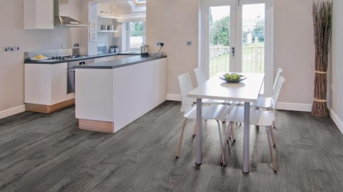 Ламинат Kronotex Exquisit Тик Ностальгия Графит (Teak Nostalgy Graphite)