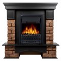 Портал Firelight Forte Wood Classic камень темный, шпон венге