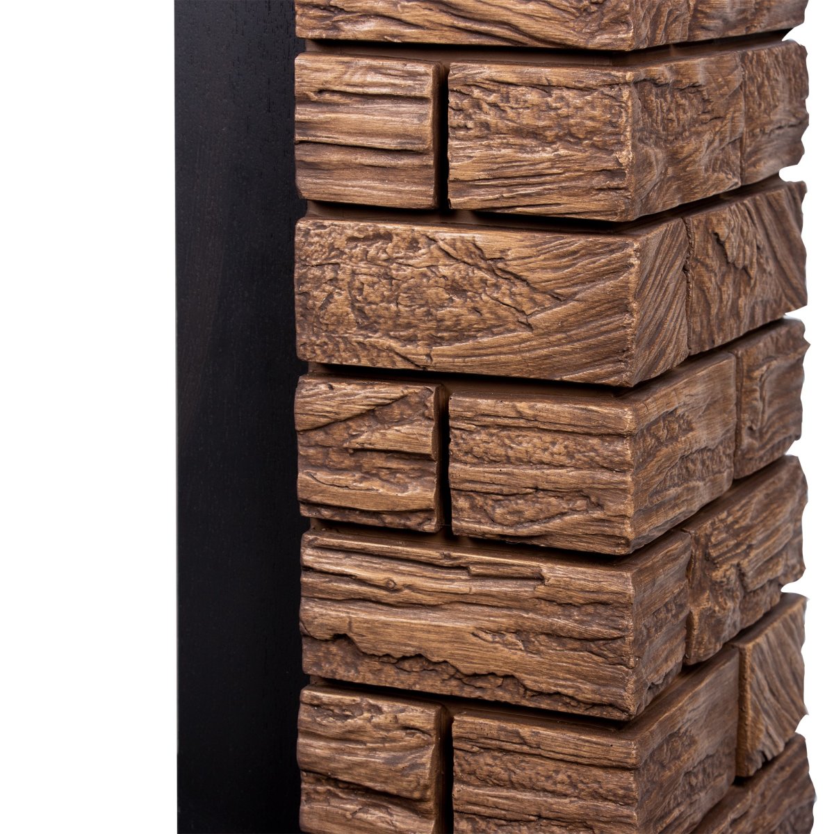 Портал Firelight Forte Wood Classic камень темный, шпон венге