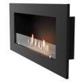 Каминокомплект:Биокамин Firelight BFP/W-110+Набор керамических камней М, черные